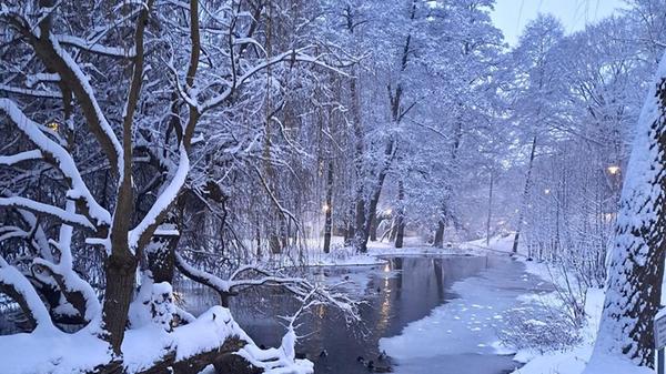 In Neumarkt und Umgebung liegt Schnee so weit das Auge reicht.