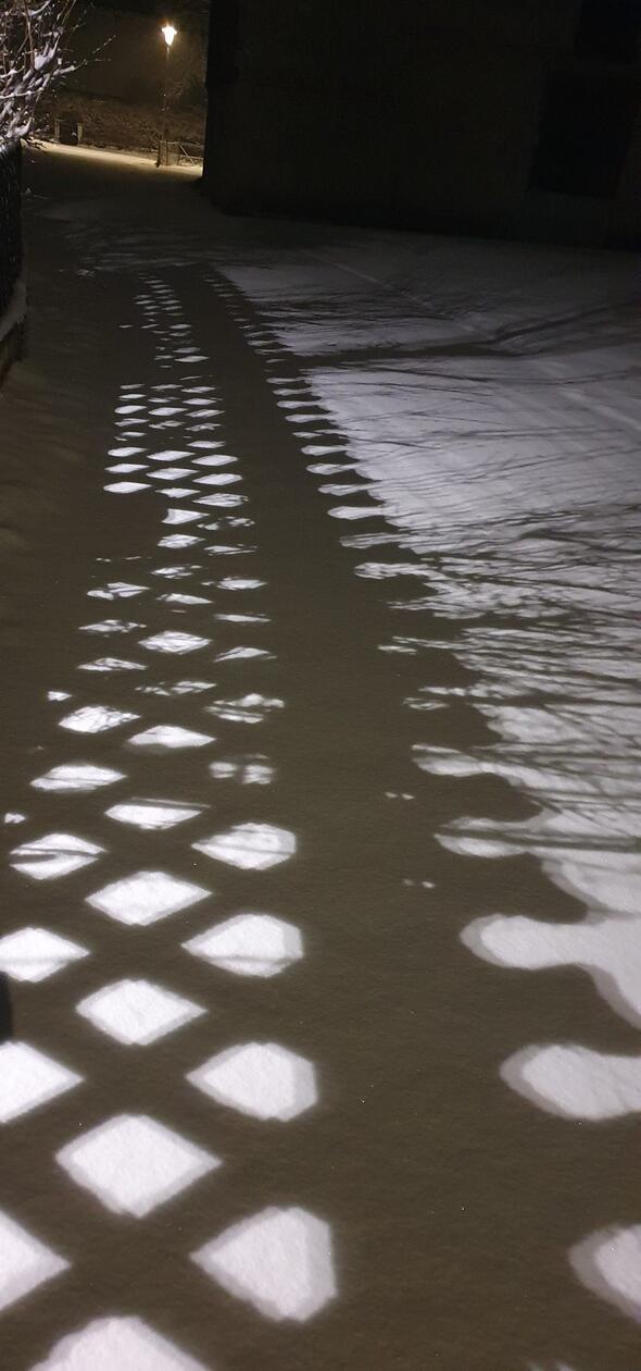 In Neumarkt und Umgebung liegt Schnee so weit das Auge reicht.