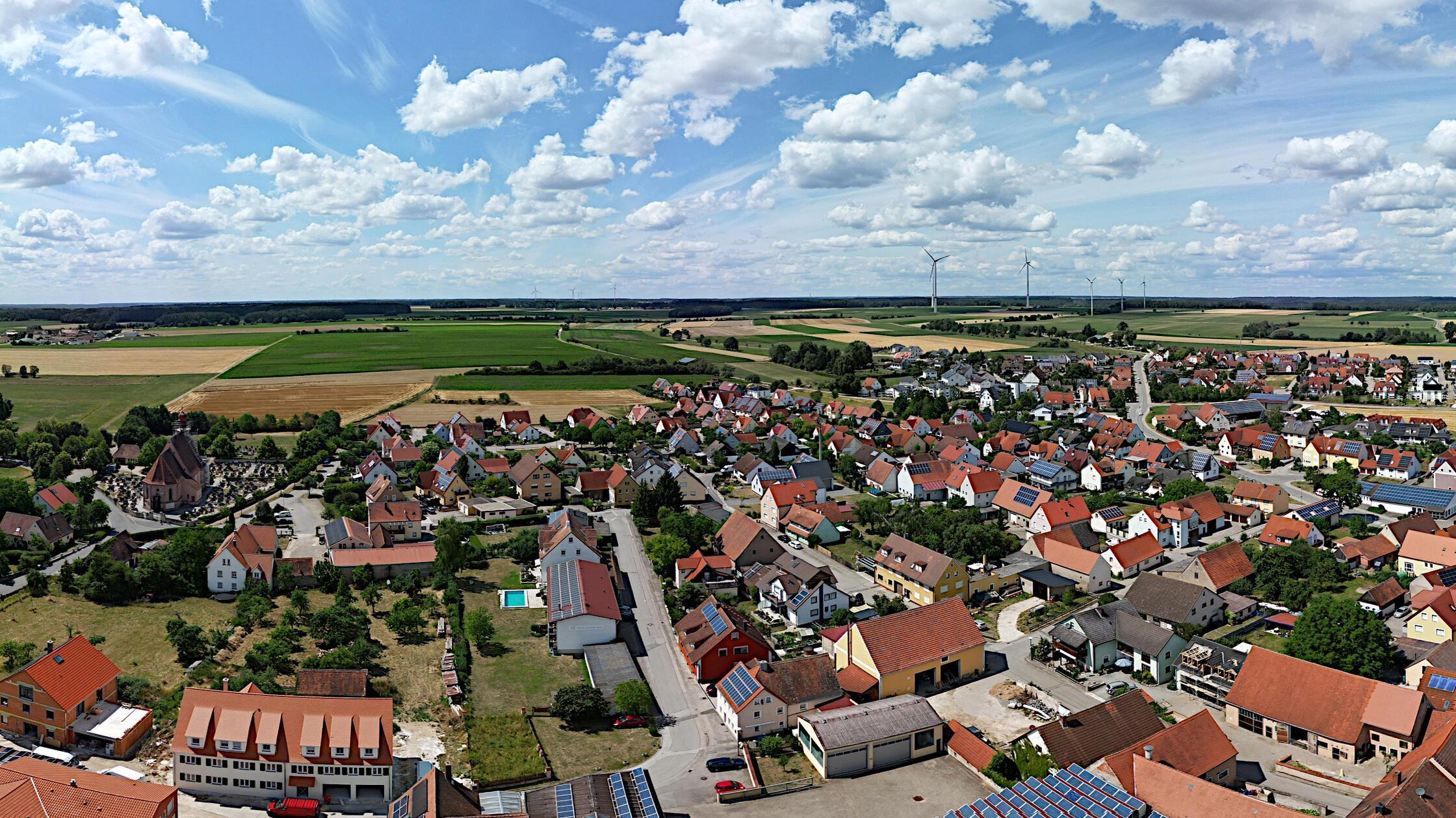 Zuschnitt Wolframs-Eschenbach Luftbild Drohne