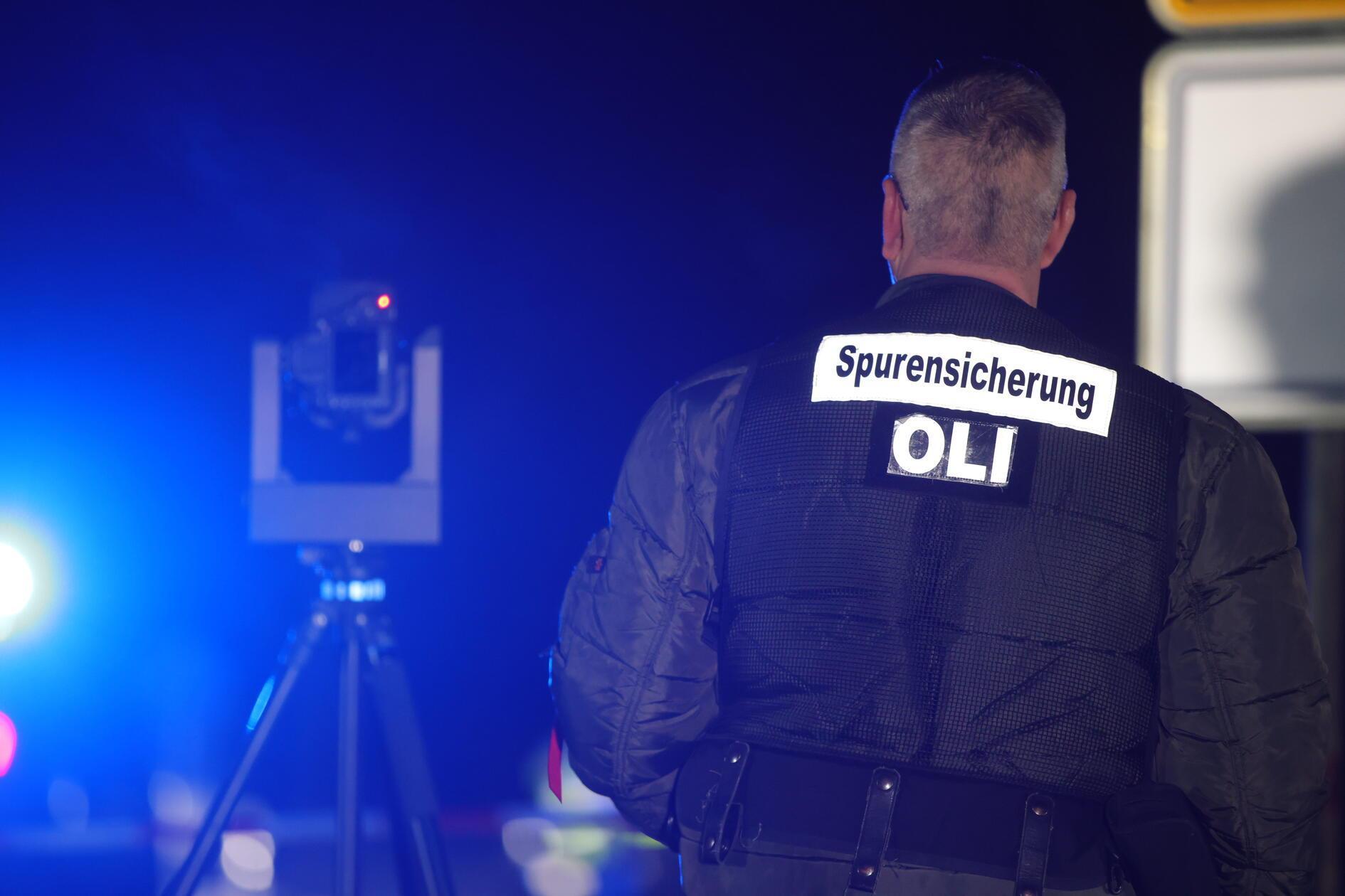 Die Kriminalpolizei führte umfangreiche Maßnahmen zur Spurensicherung durch.