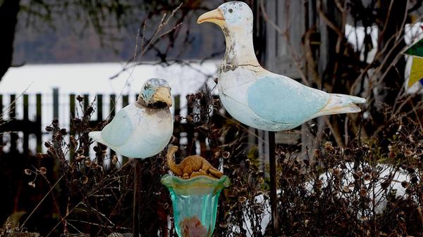 Mahlzeit! Diese schöne Deko-Idee hat der Fotograf für unsere Leser gefunden und festgehalten.