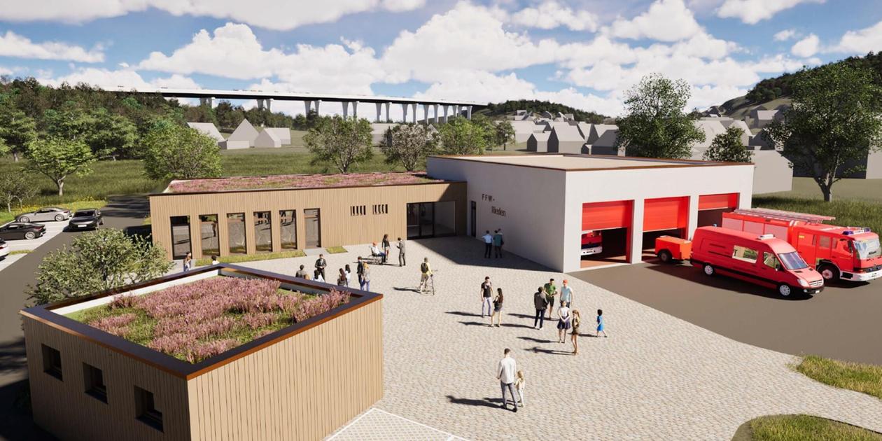 Decision made: This is what the new fire station in Rieden will look like.
