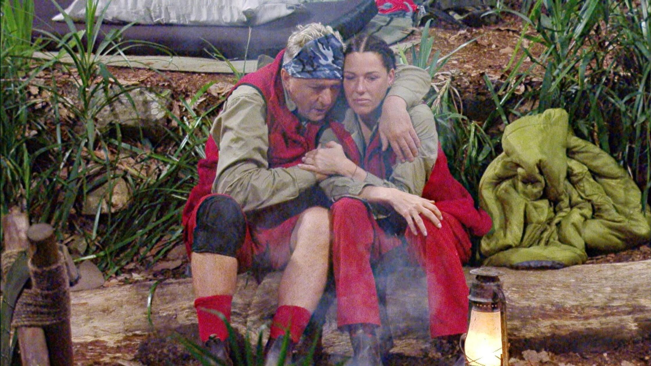 Wollen beide „unbedingt“ die Dschungelkrone: Hubert und Simone.