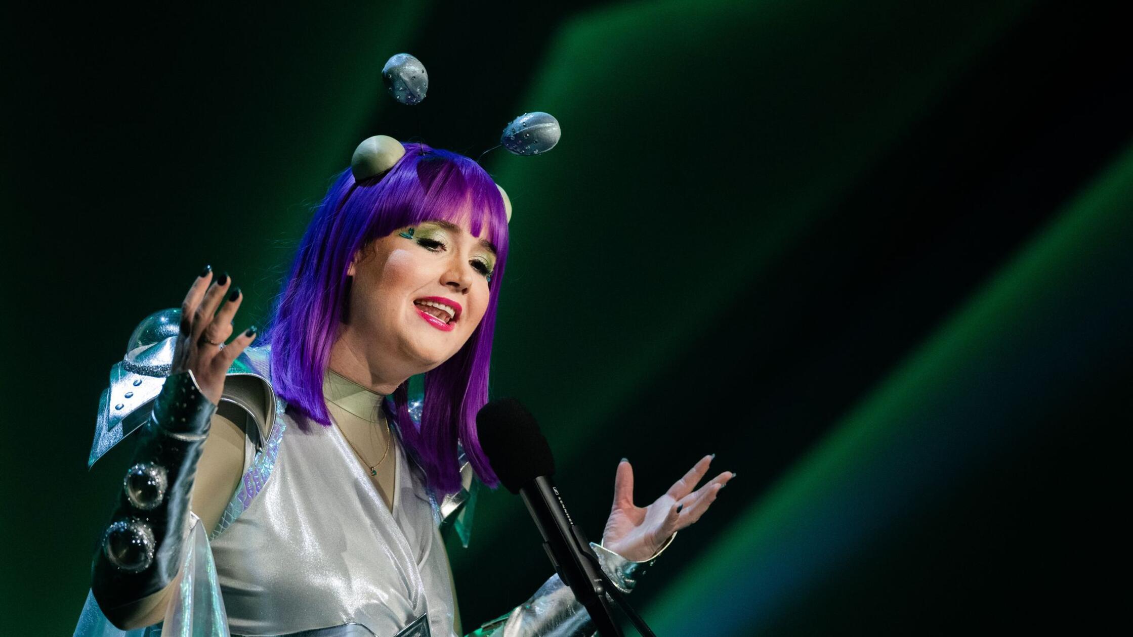 Ricarda Lang jokes about Markus Söder in Aachen speech