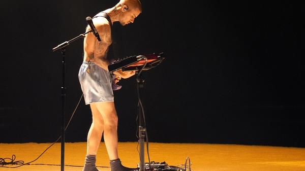 Justin Bieber singt «Yukon» während der 68. Grammy