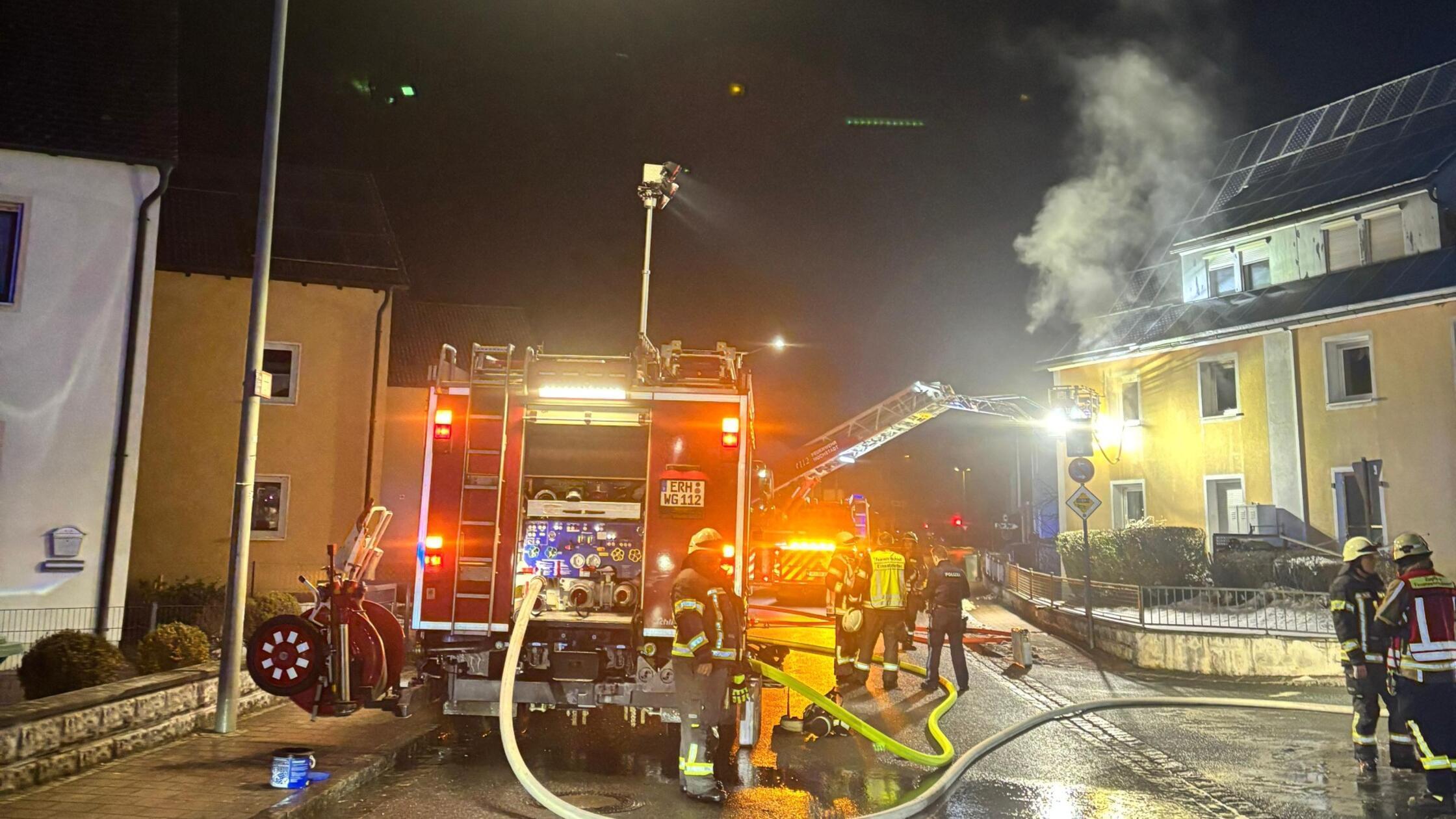 Wohnungsbrand Lindenstraße Höchstadt