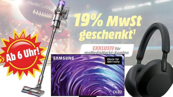 MediaMarkt 19% MwSt geschenkt