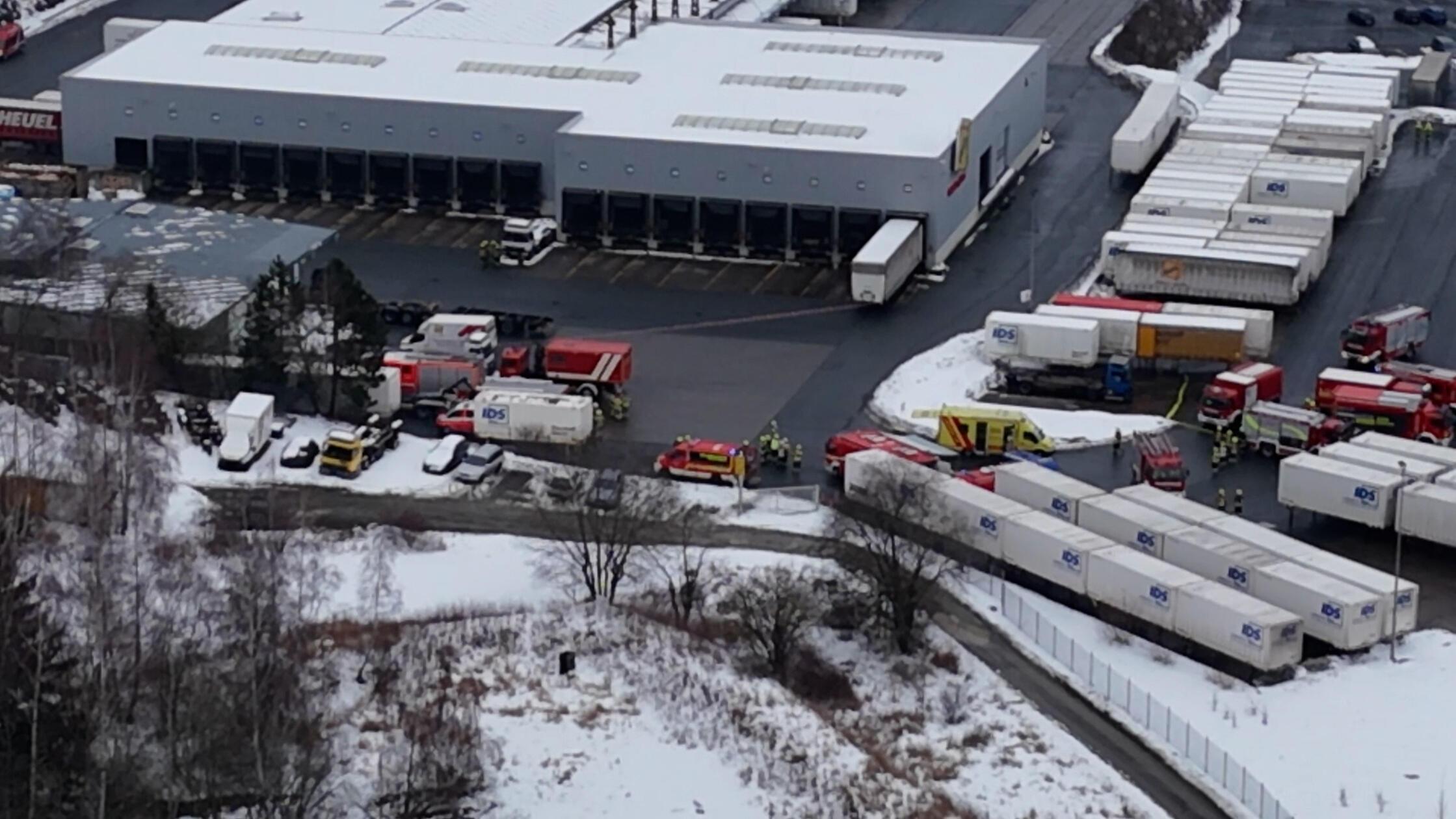 In einer Logistikfirma im oberfränkischen Naila (L