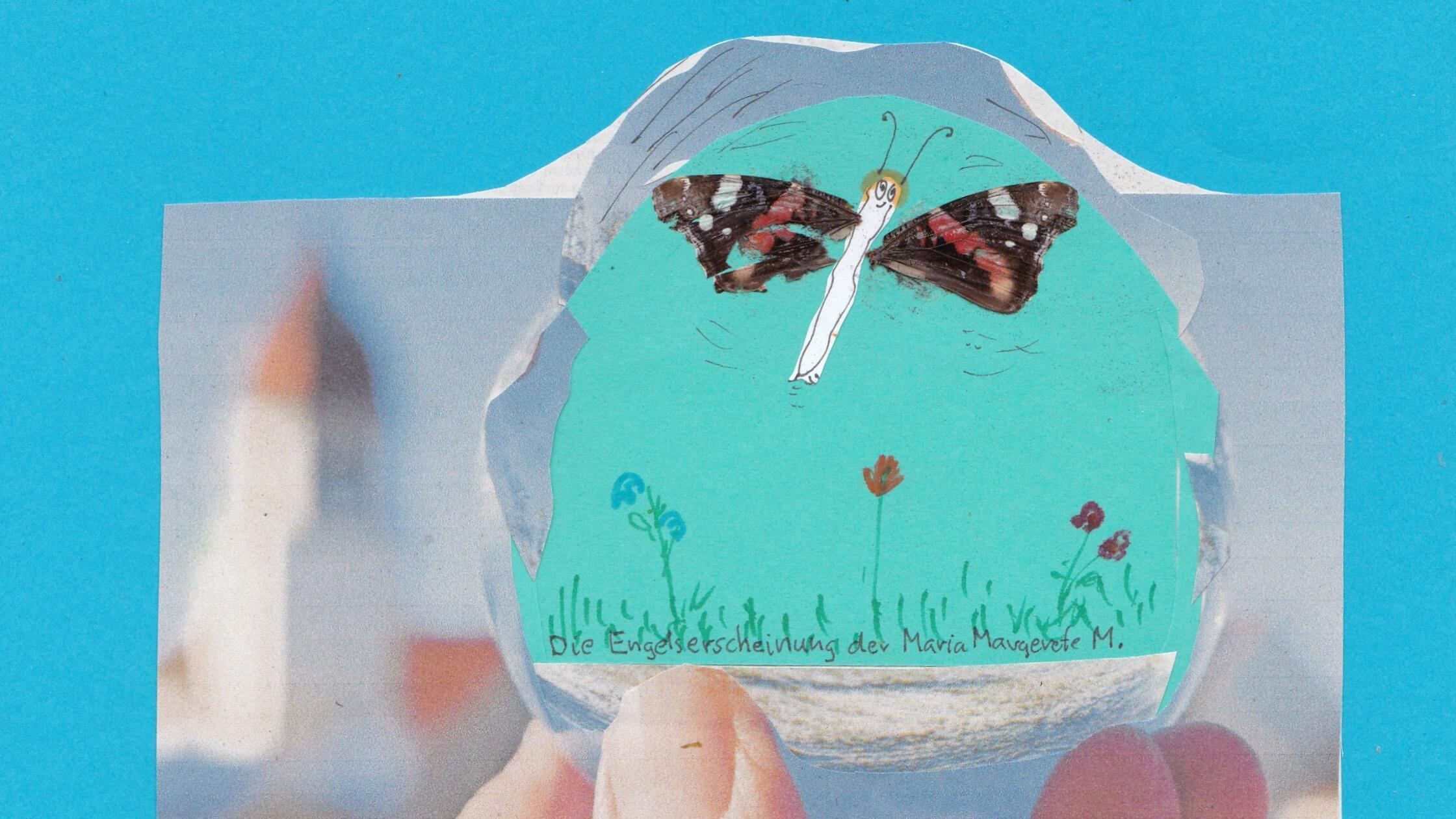 Eine Engelserscheinung oder ein Schmetterling? Das