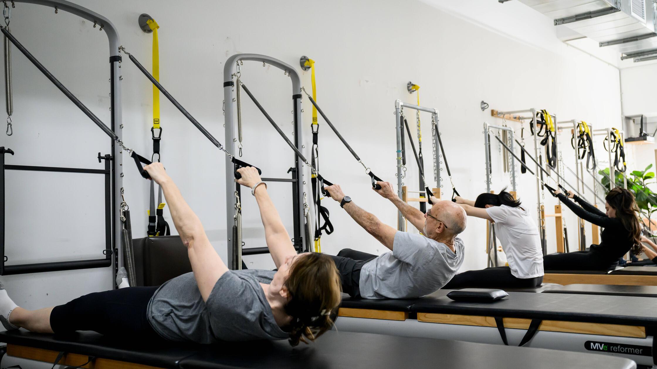 PILATES SUBSIDES CLASSES, People participate in a 