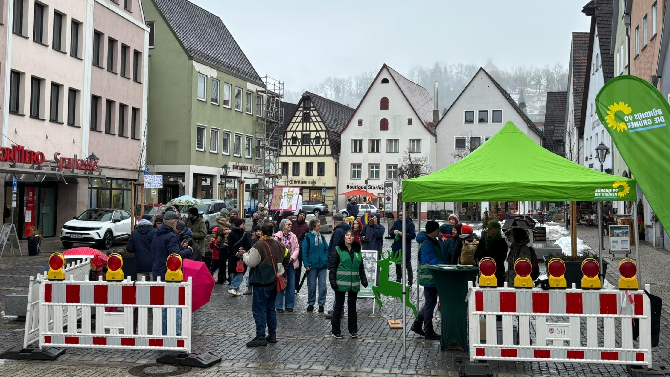 Hersbruck ist bunt Grüne Demo Kommunalwahl