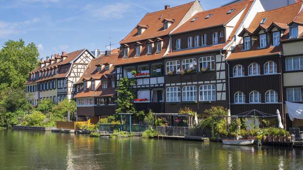 Historische Gebäude am Fluss Regnitz, Klein Venedi
