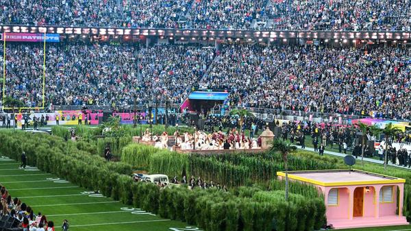 Auf der Bühne wurden Szenen aus dem Alltag Puerto Ricos nachgestellt.