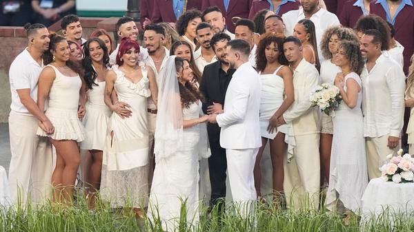 Auch eine Live-Trauung eines Paares gehörte zum Programm.