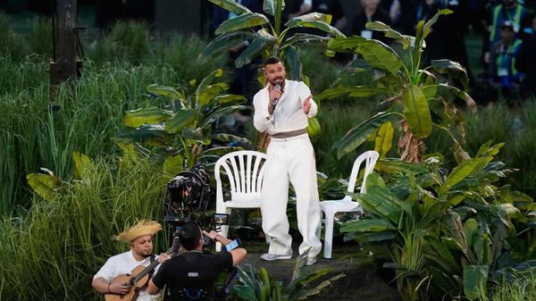 Auch der ebenfalls aus Puerto Rico stammende Pop-Sänger Ricky Martin war zu Gast.
