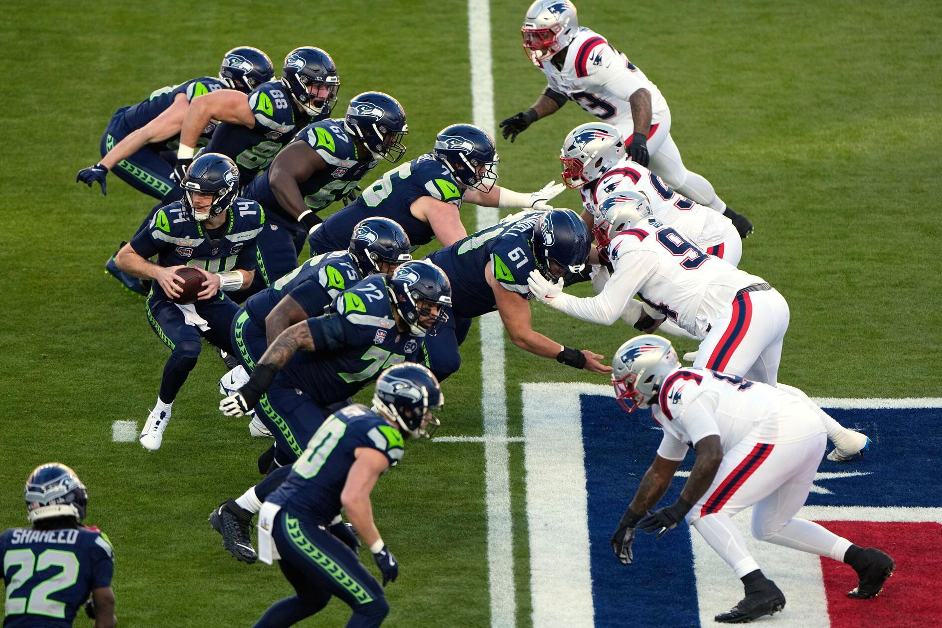 Es war das Duell zweier Außenseiter: Zum 60. Super Bowl standen sich am die New England Patriots und die Seattle Seahawks im Levi’s Stadium im kalifornischen Santa Clara gegenüber.