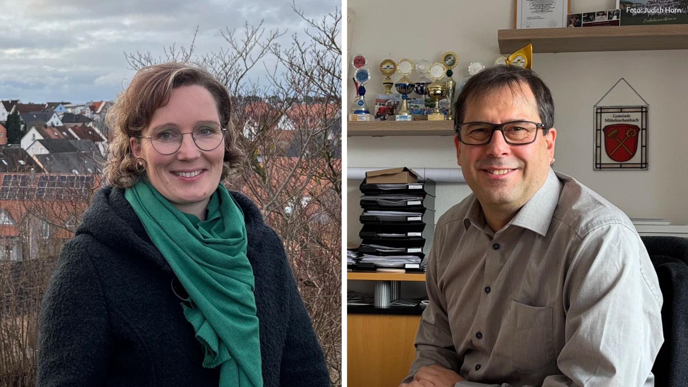 Wahlkampf-in-Mitteleschenbach-So-werben-Stefan-Bu-inger-und-Daniela-Wittmann-f-r-sich