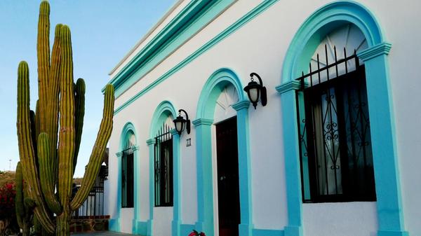 Eines der Kolonialhäuser in Todos Santos.