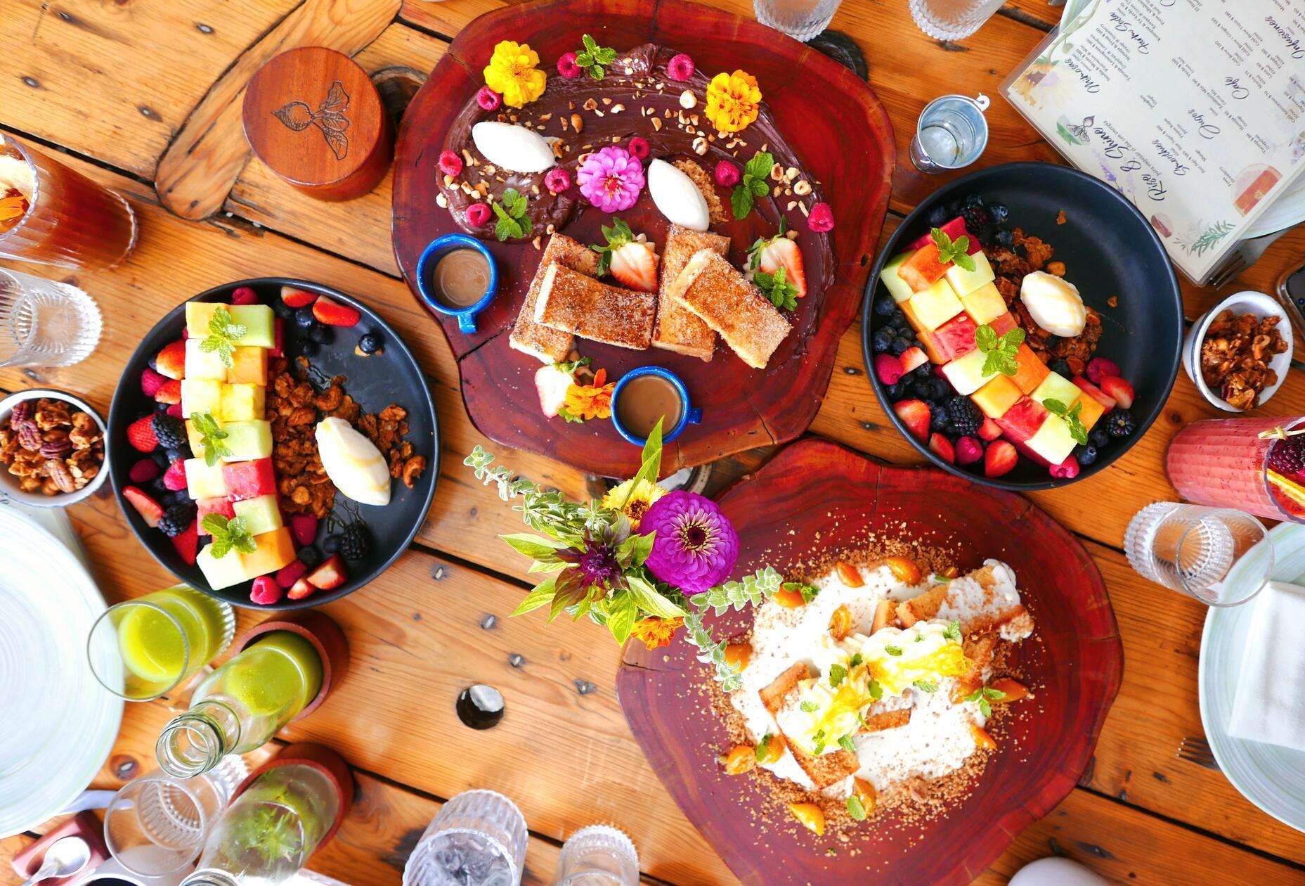 Frühstück im El Huerto.