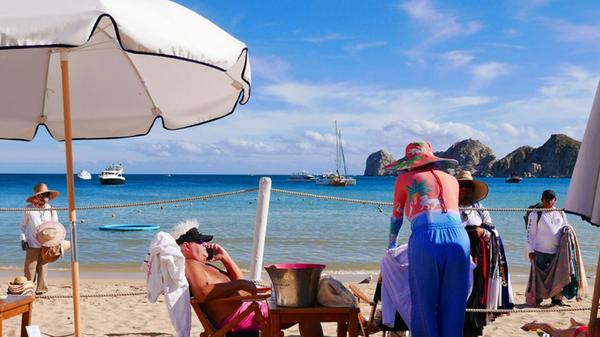 Am Strand des Bahia Beach Club.