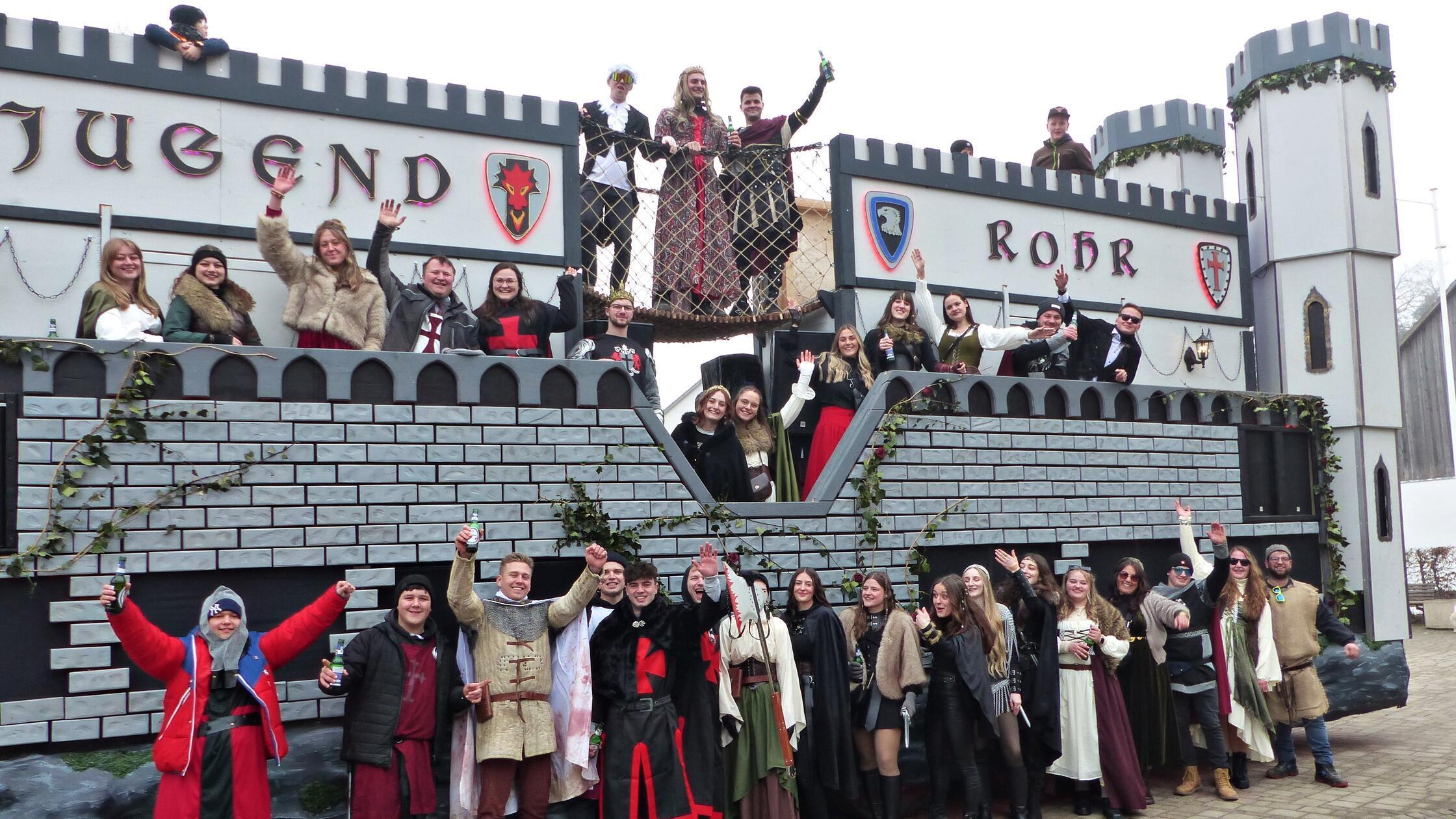 Ob Burgfräulein, Ritter, Hofnarr oder Edeldame: Na