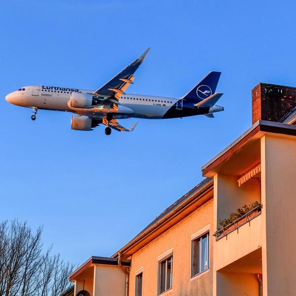 Flugzeug, Landeanflug, Meteorstrasse, Tegel, Reini