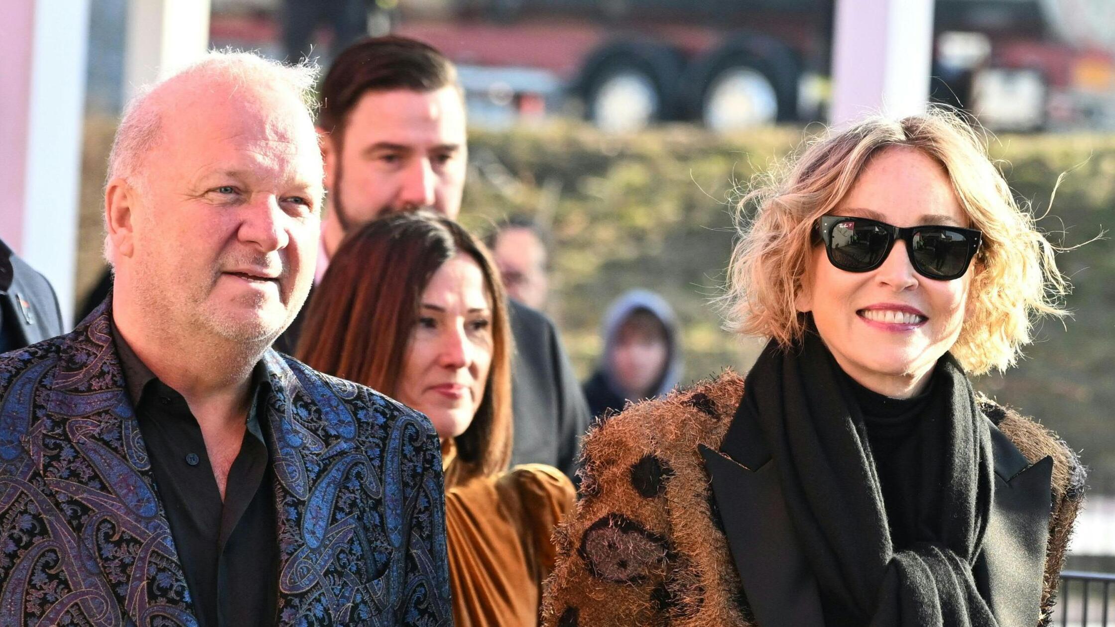 Karl Guschlbauer und US-Schauspielerin Sharon Ston