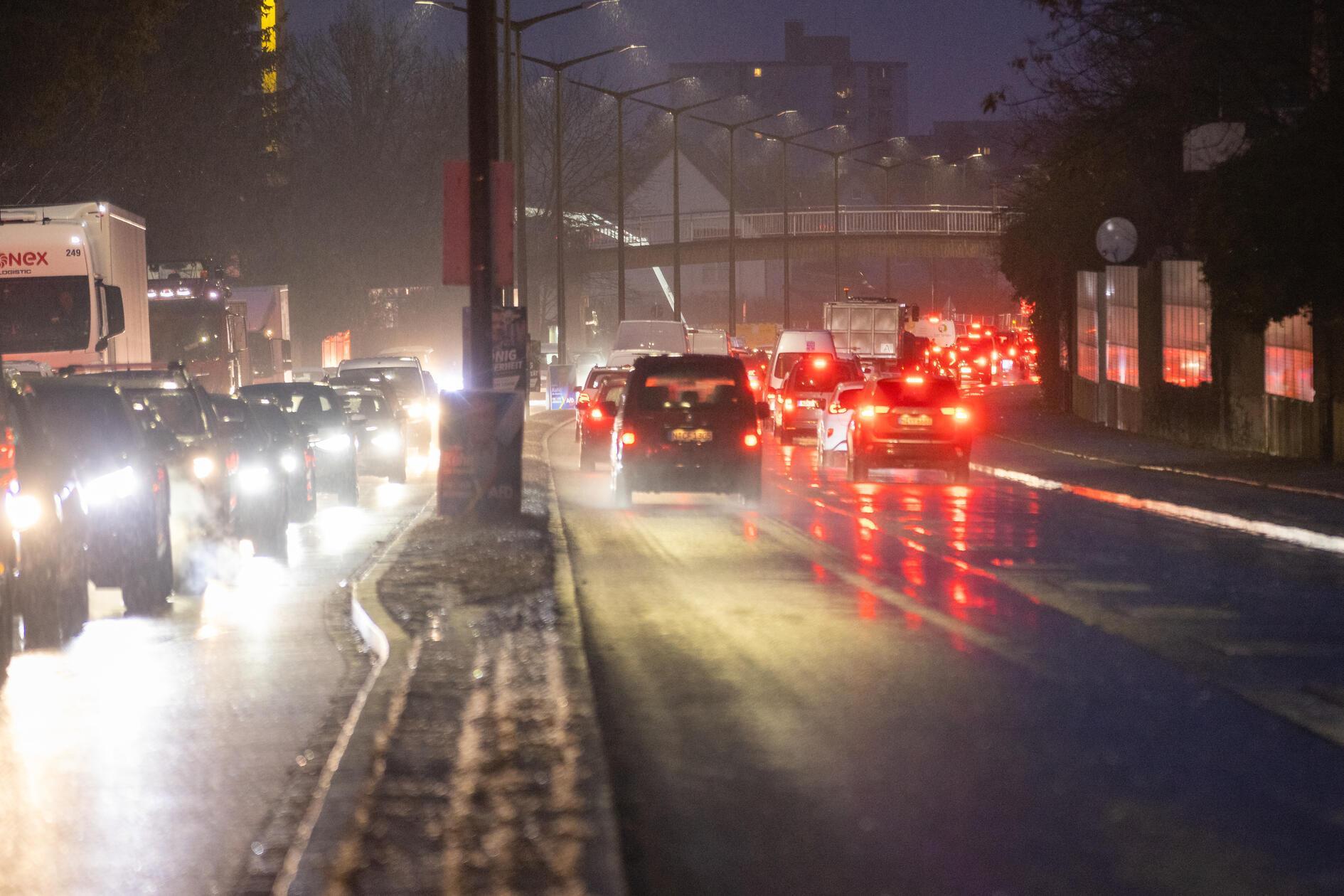Autofahrer mussten geduldig sein.