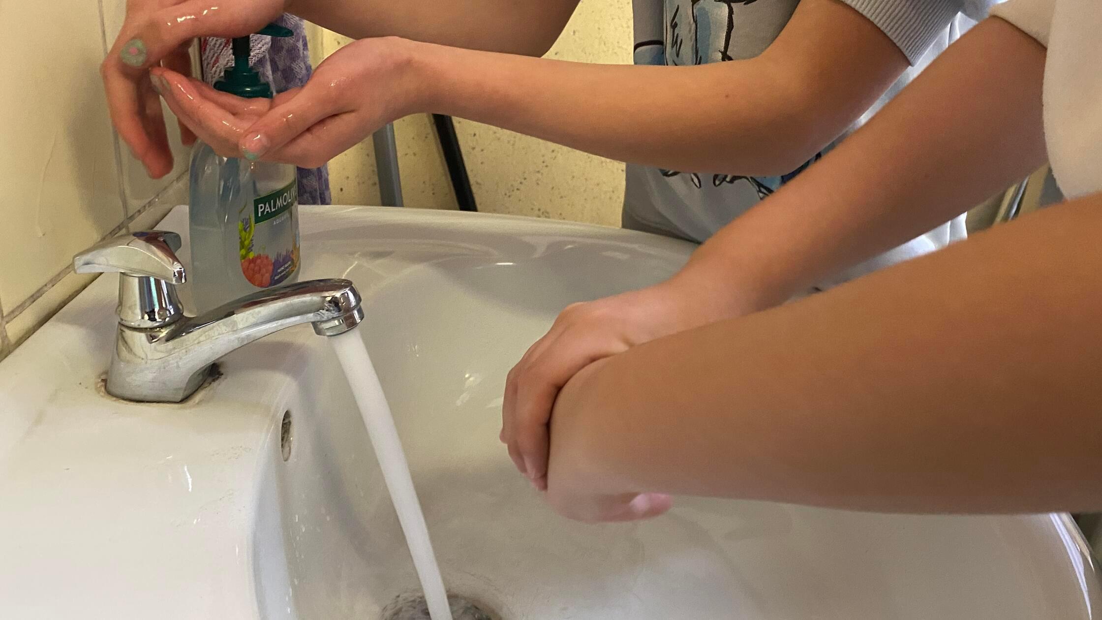 Händewaschen Grundschule