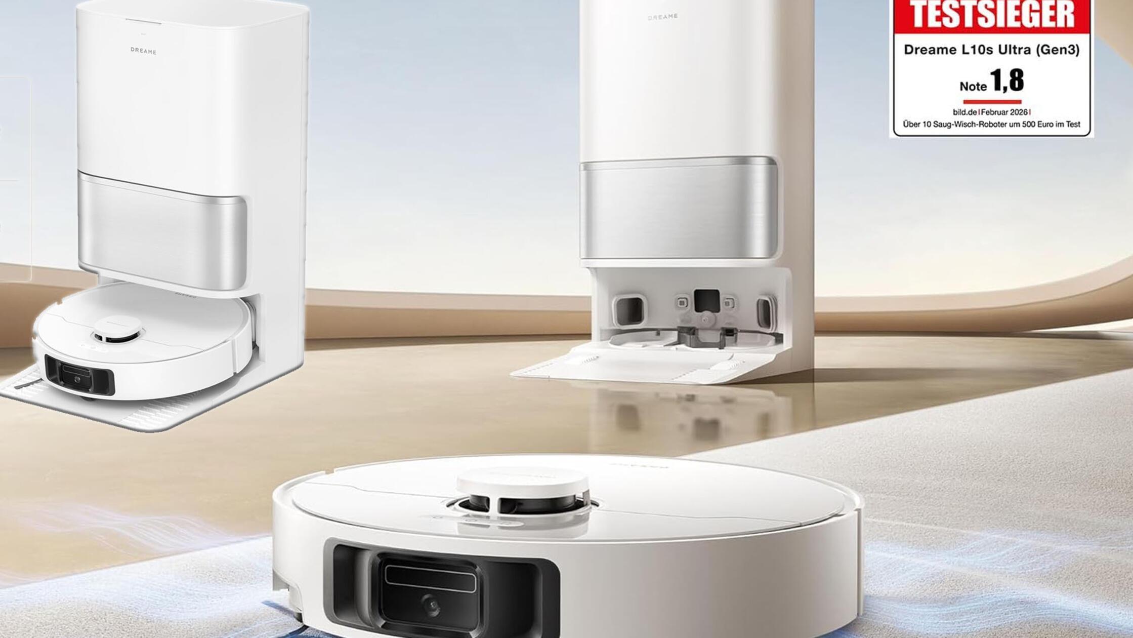 Testsieger  Saugroboter Dreame L10s Amazon