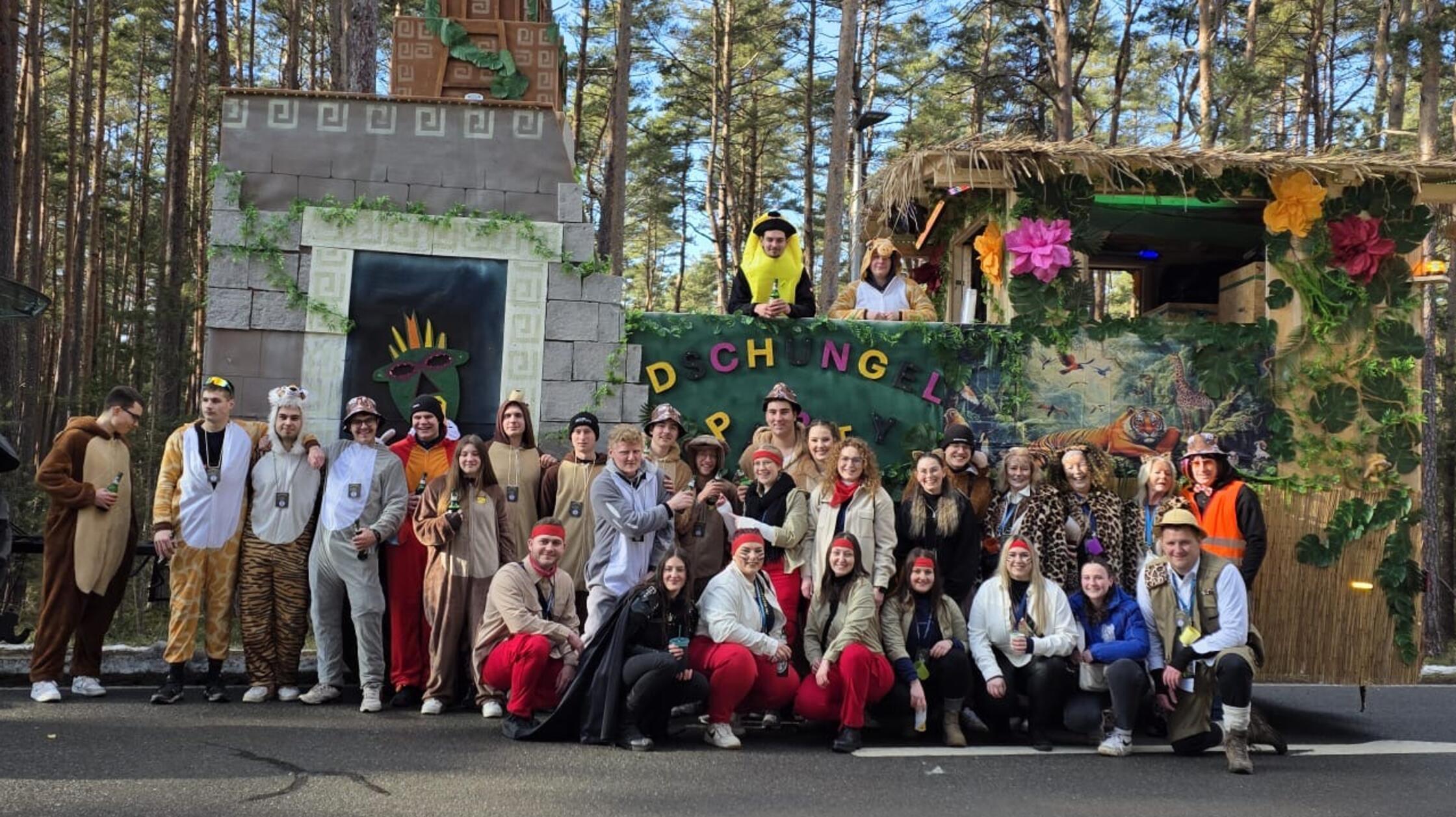 Faschingswagen des Faschingsvereins Meckenhausen