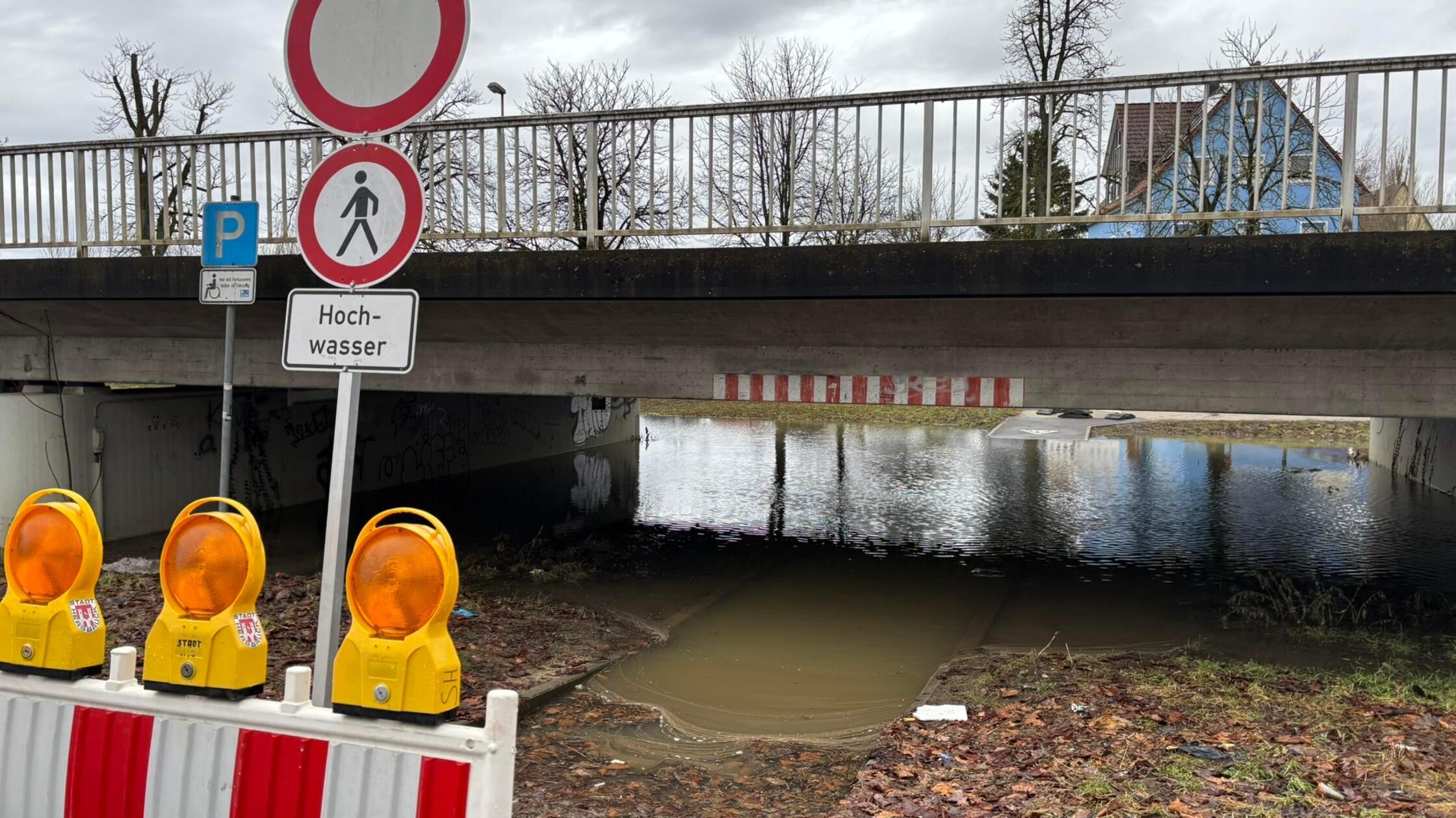 Unterführung Plärrer Starkregen Hersbruck