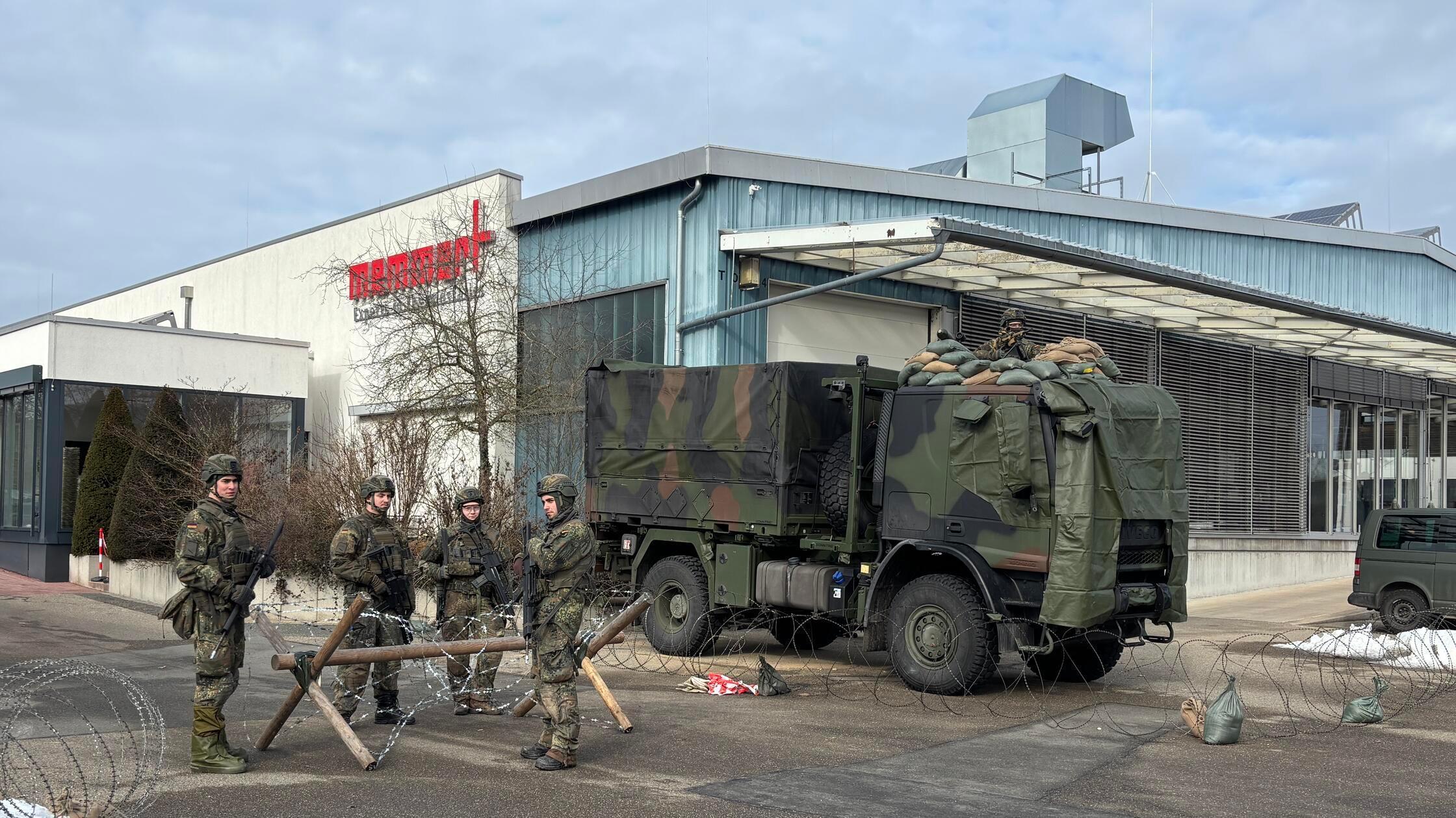 Heimatschutzregiment übt bei Memmert