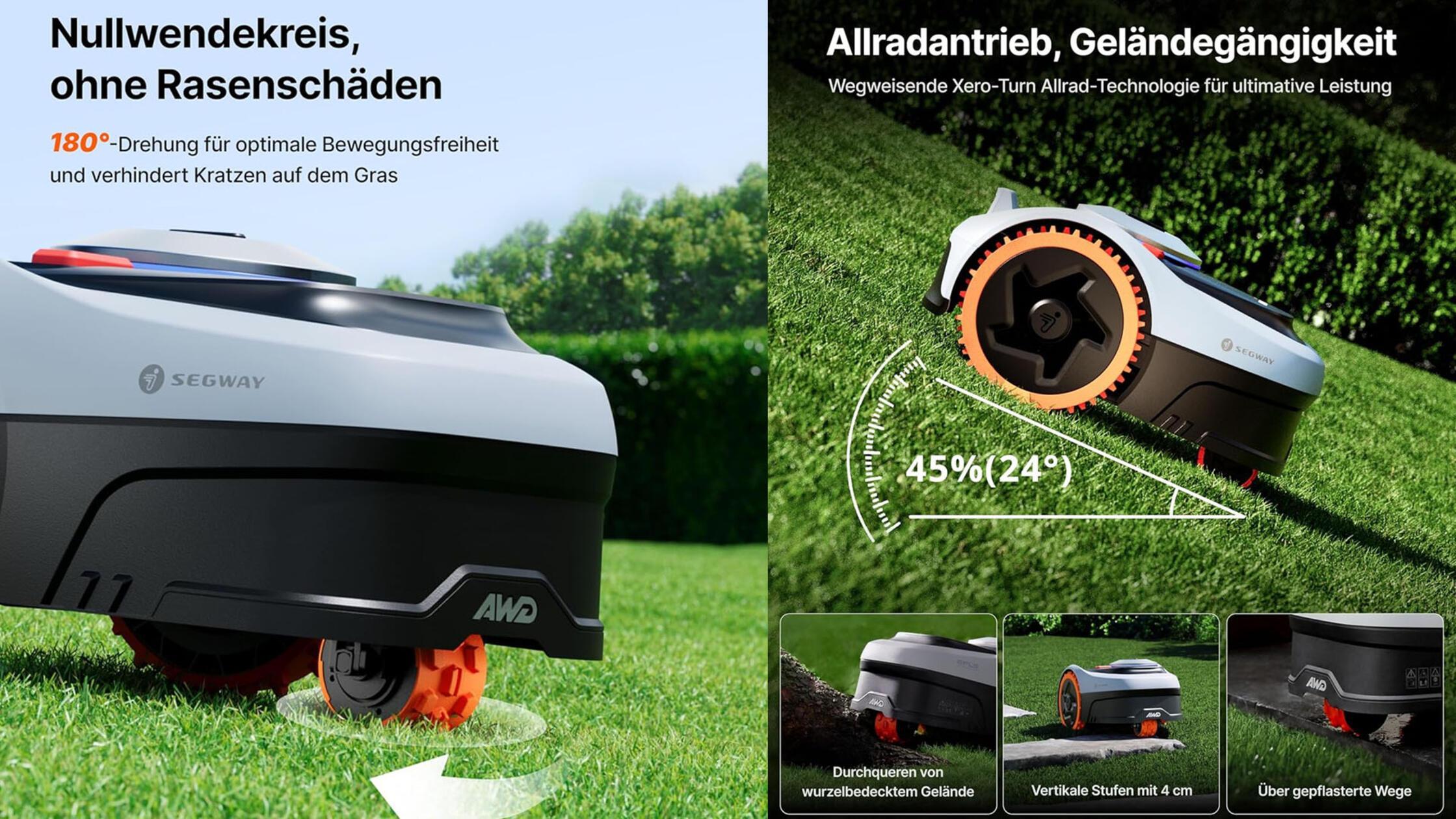 Maehroboter ohne Begrenzungskabel Navimow i205 AWD