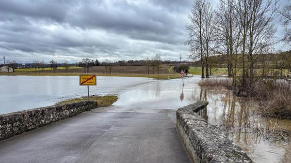 Aufgrund des Tauwetters und den zusätzlichen Niede