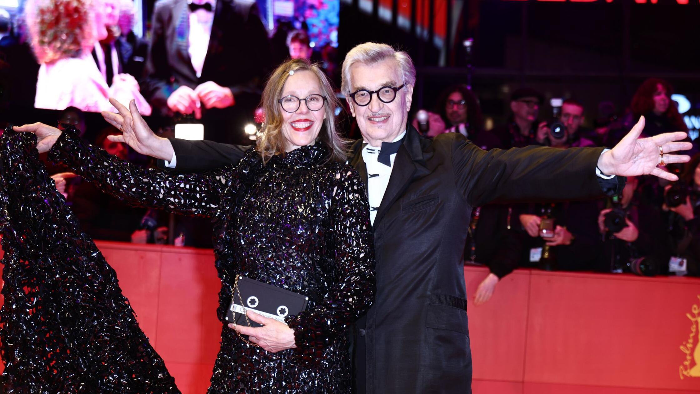 Wim Wenders, Jury-Vorsitzender der Berlinale, und 