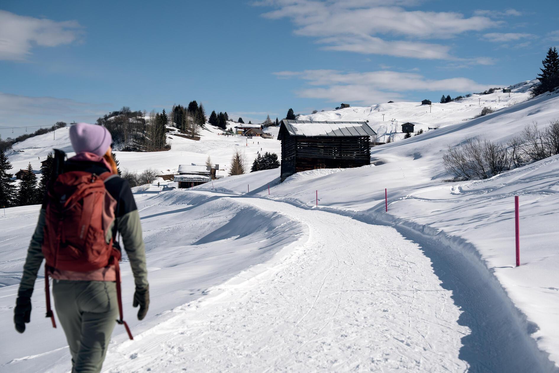 Gewandert wird auf bestens präparierten Wegen.