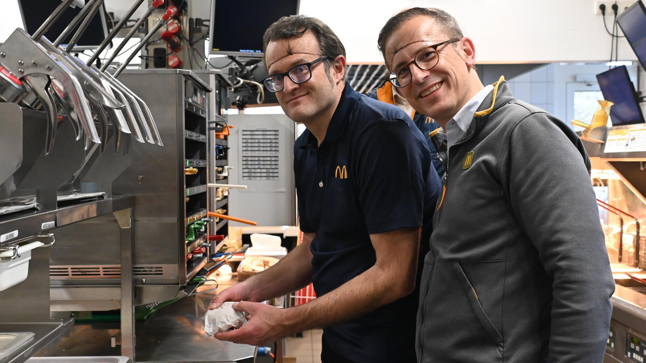 Gunzenhausen McDonald's Georg Lindner und J