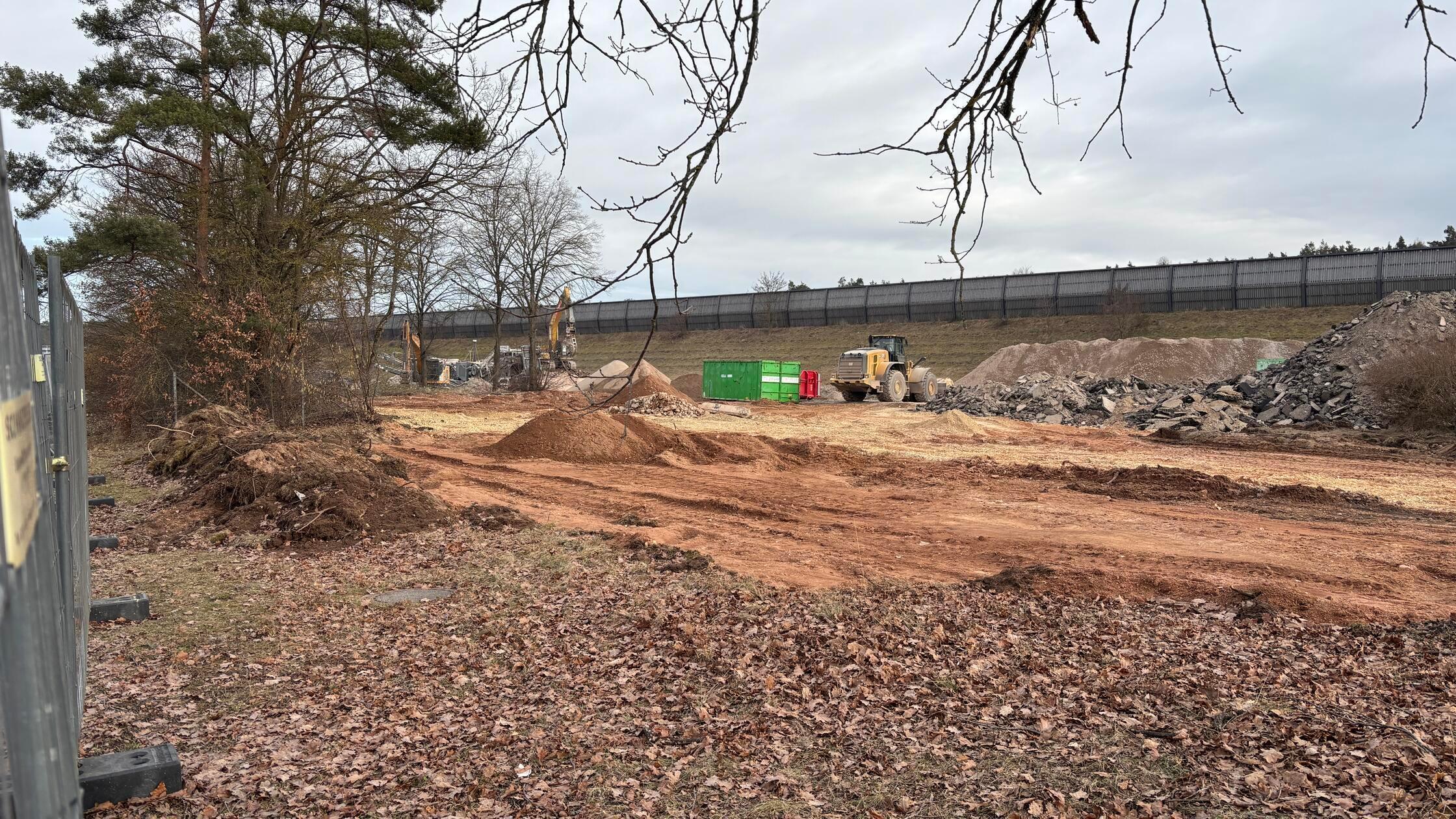 Abriss Autobahnmeisterei Schwabach