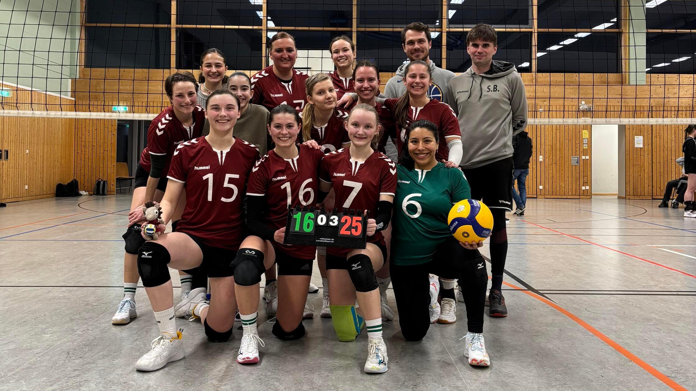 Volleyball-Damenmannschaft des TSV Neunkirchen am 