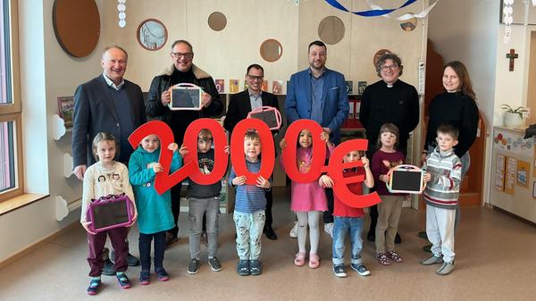 Große Freude gab es in der Kita Wolframs-Eschenbac