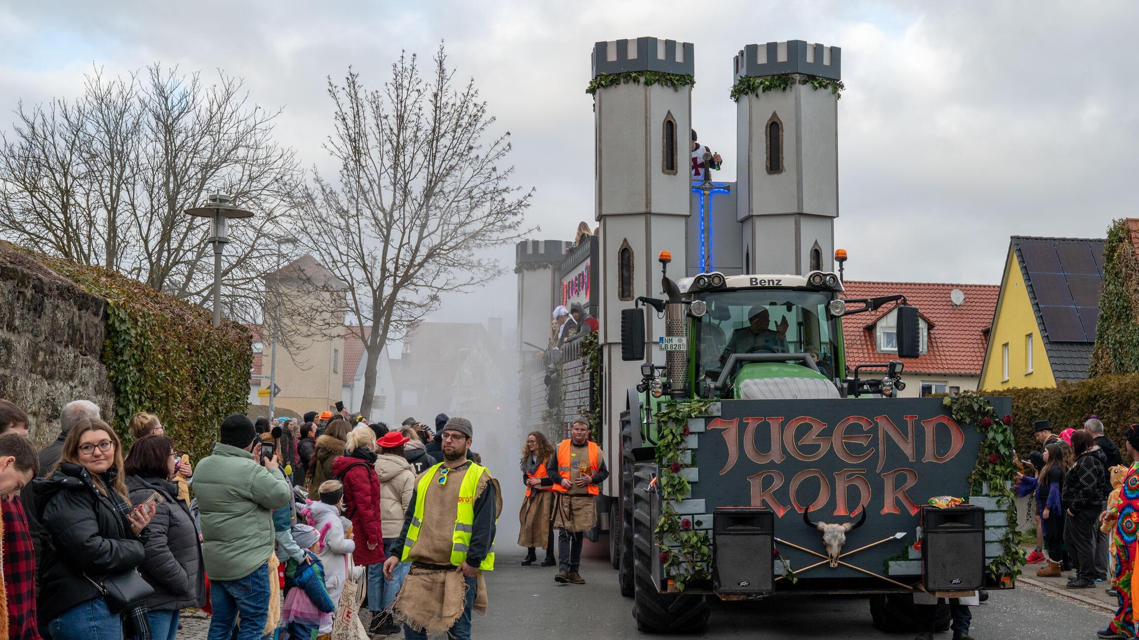 Vermutlich der höchste Wagen: die rollende Ritterb