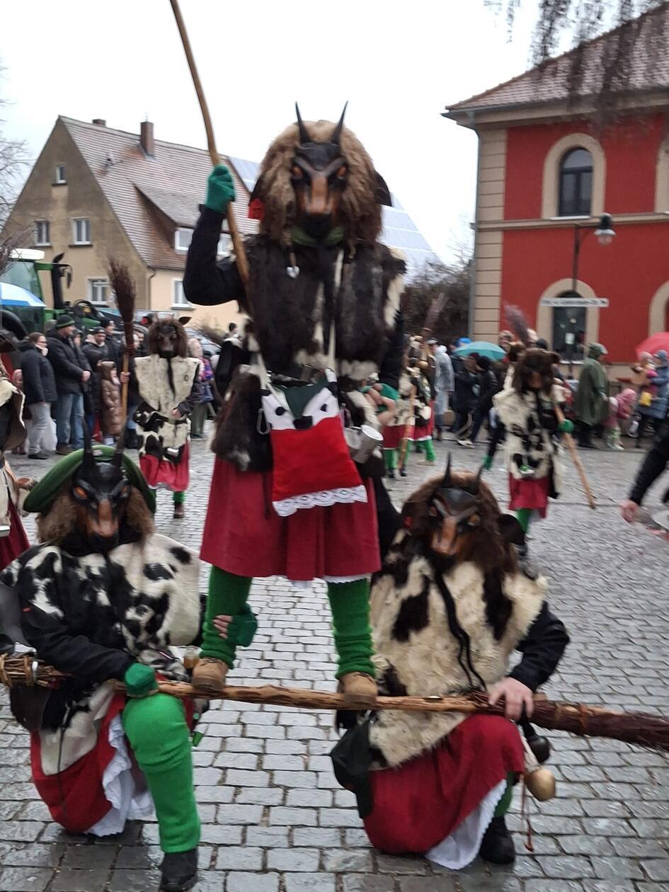 Der Rosenmontagsumzug schlängelte sich ab 16.16 Uhr durch die Muhrer Straßen. Die tapferen Narren des traditionsreichen Faschingsumzugs bewiesen in diesem Jahr, wie wasserfest sie sind.