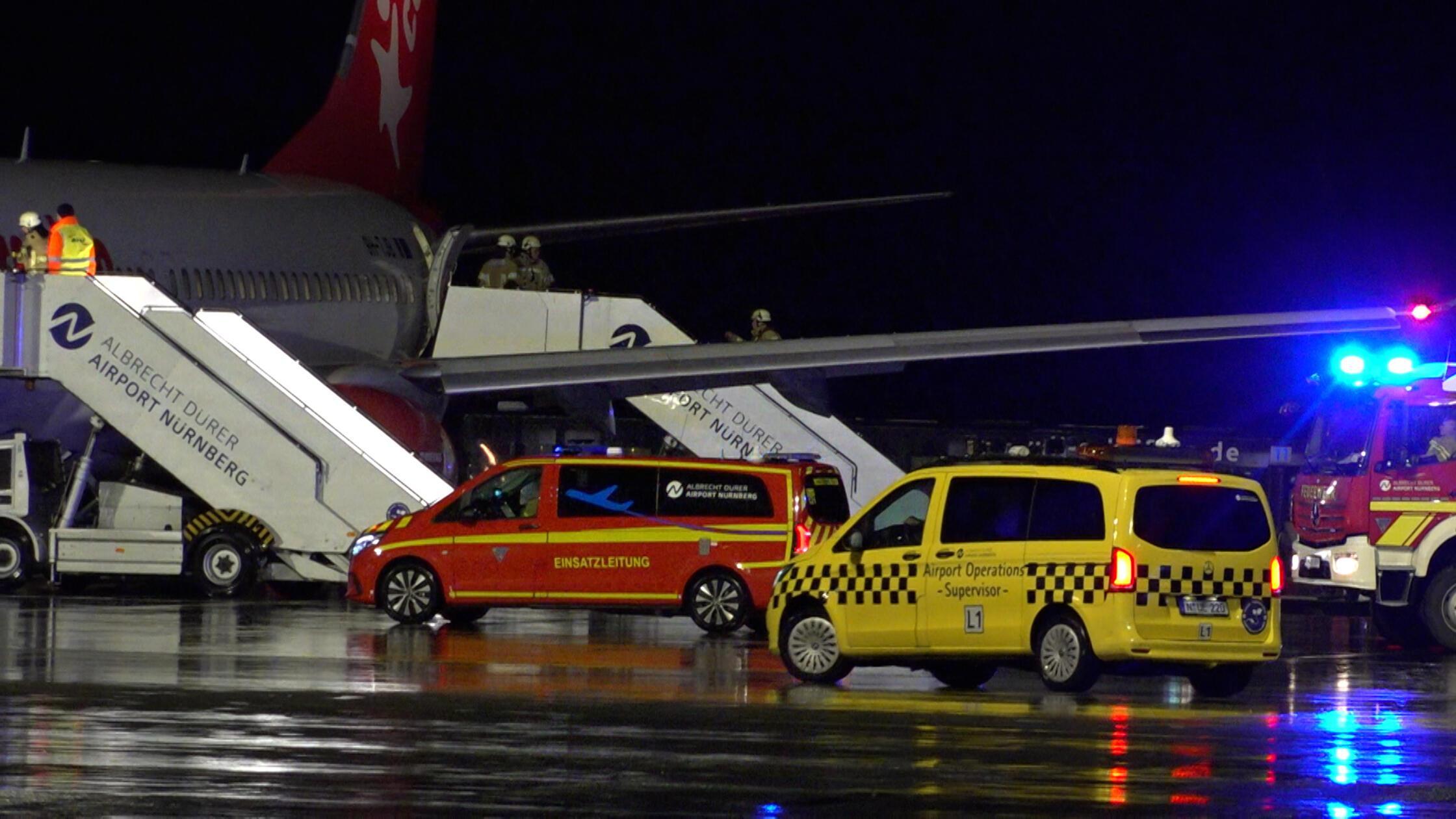 Am Flughafen Nürnberg ist es am Montagabend z