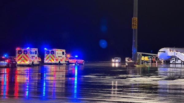 Am Flughafen Nürnberg ist es am Montagabend z