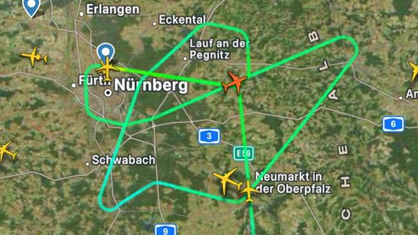 Am Flughafen Nürnberg ist es am Montagabend z