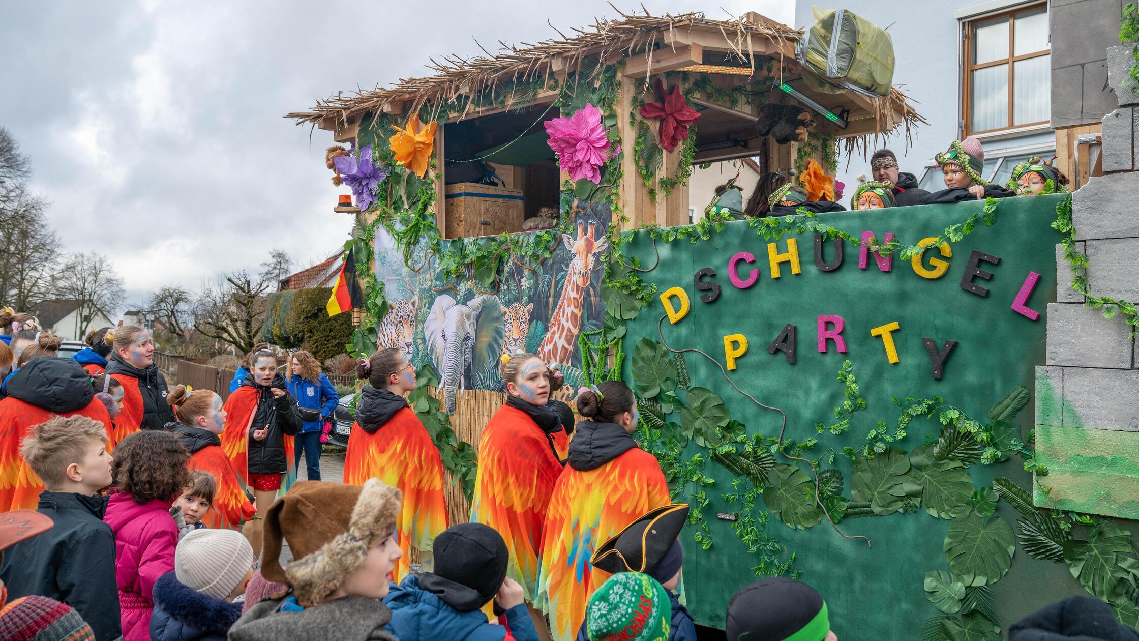 Schon bevor dem Start wurde in Meckenhausen rund u