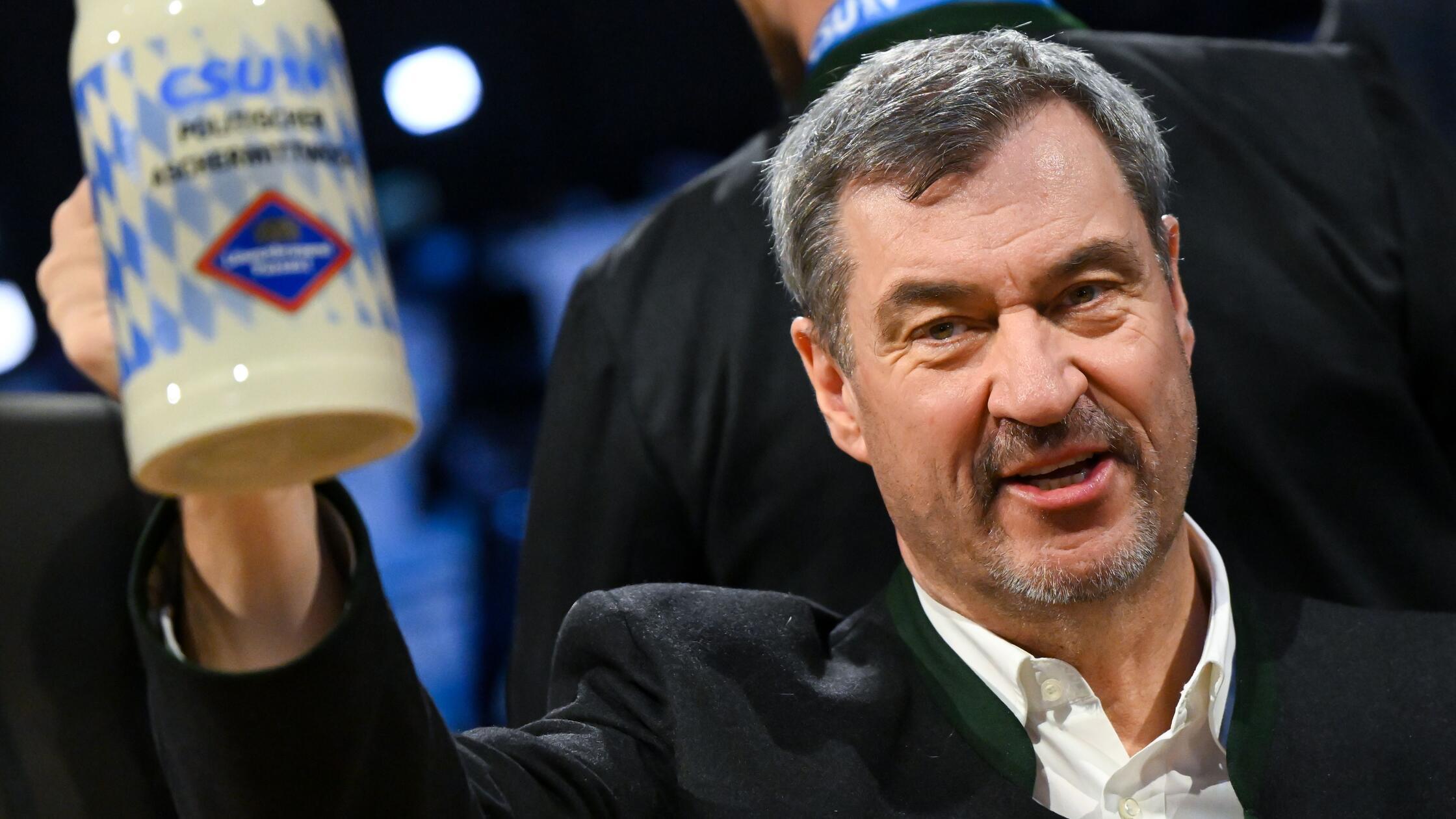 18.02.2026, Bayern, Passau: Markus Söder (CSU), Mi