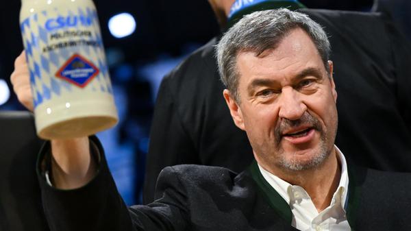 18.02.2026, Bayern, Passau: Markus Söder (CSU), Mi