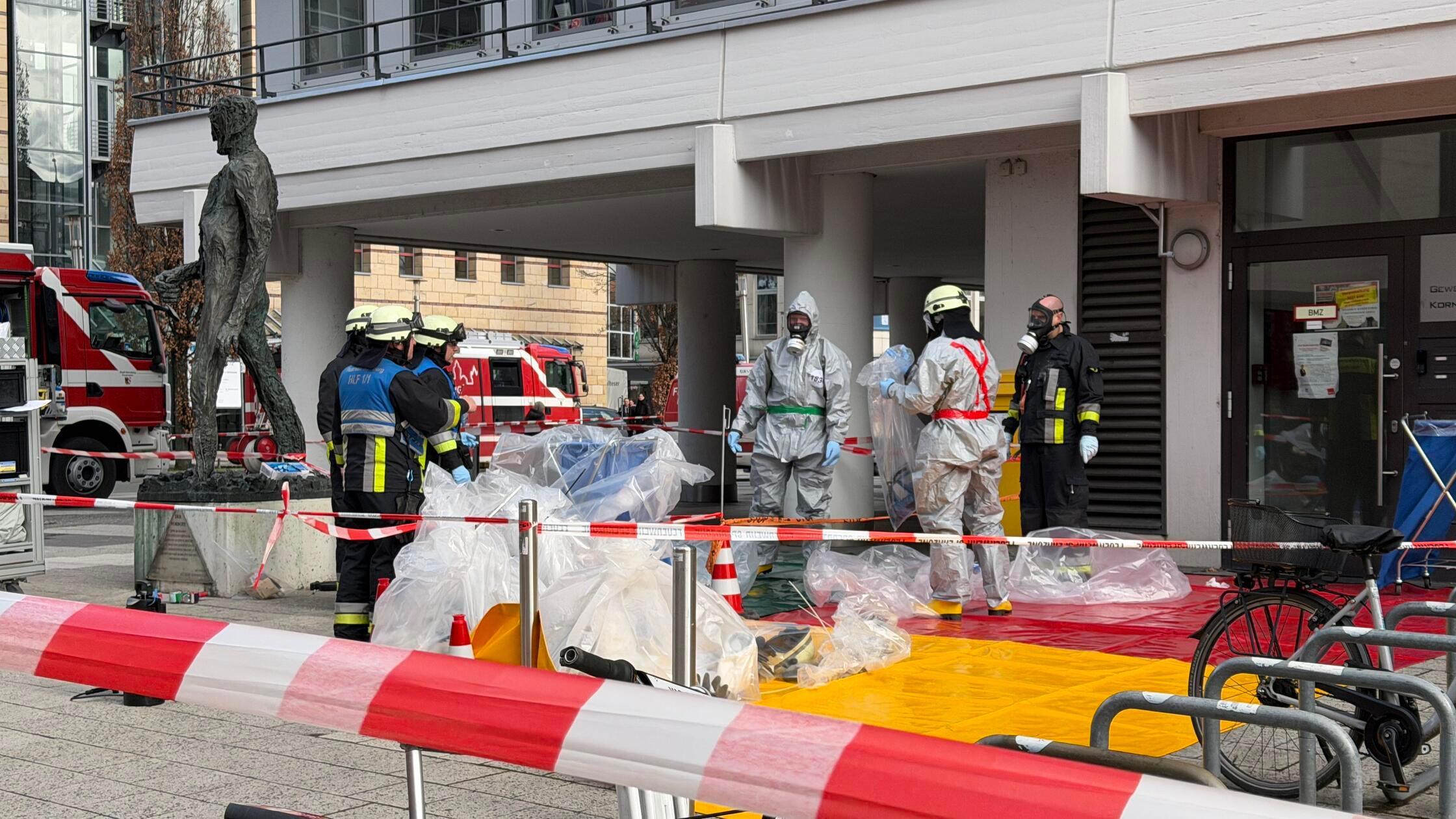 Ein verdächtiger Brief mit weißem Pulver hat am Mi